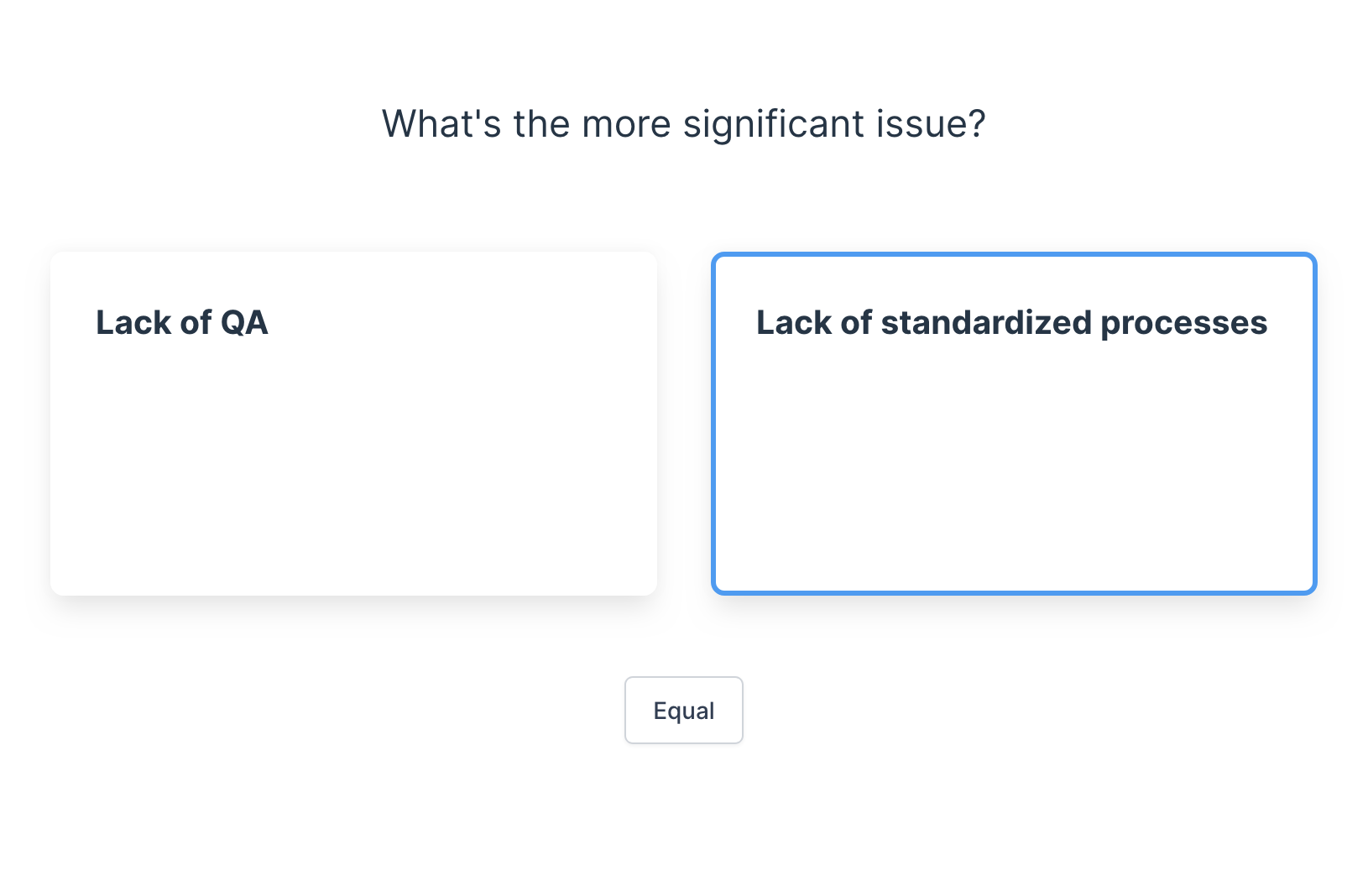 Compare process